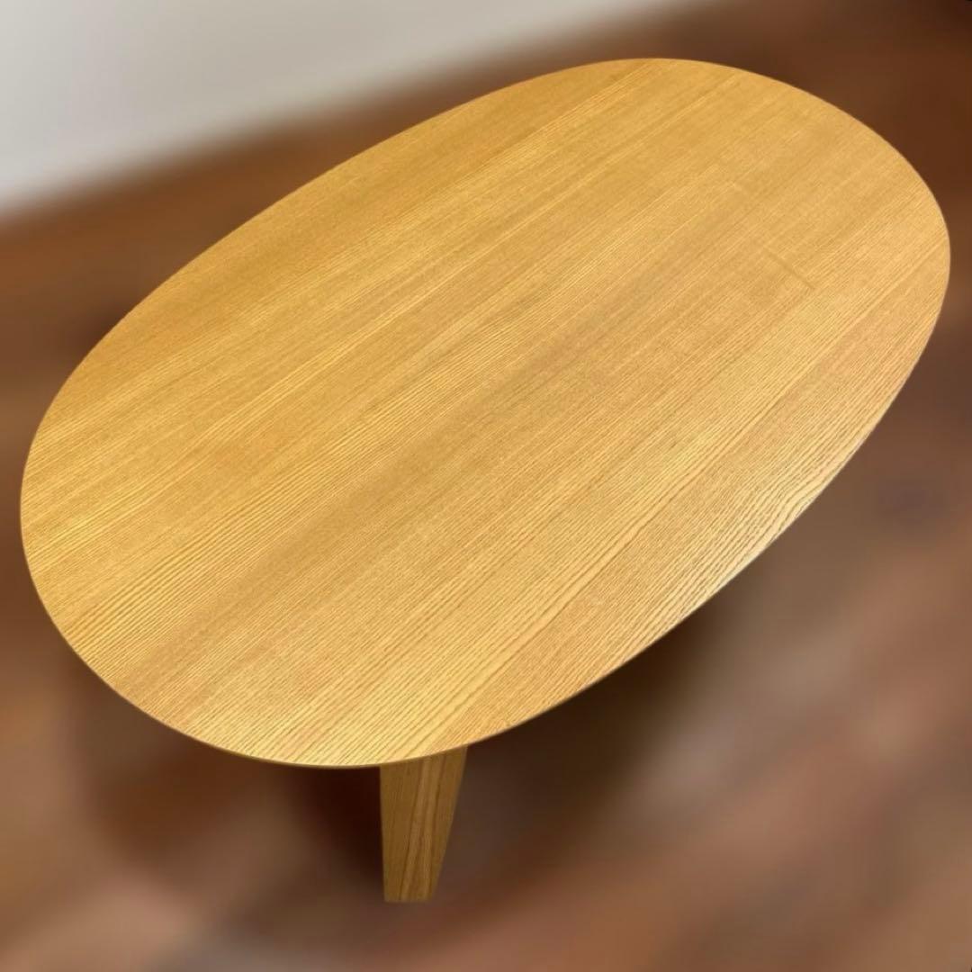MUJI 楕円こたつ（小）MJ-KDFS1100/N 無印のこたつ布団とセット 楕円こたつ・小・本体・タモ材曲木脚・フラットヒーター／ナチュラル