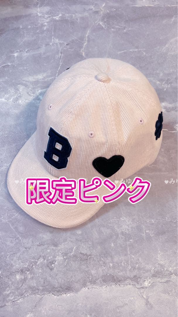 新品Bibiy. B. CLUB CAP 限定ピンク
