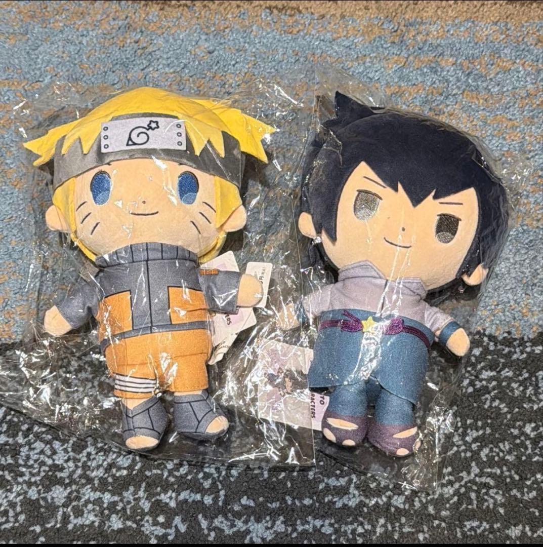 NARUTO サンリオ ぬいぐるみ むにゅぐるみS サスケ ナルト - メルカリ