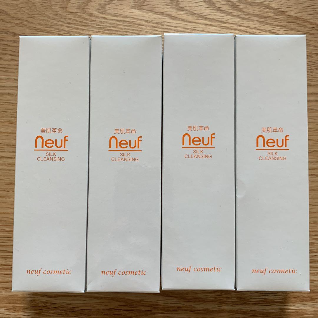 ヌフ美肌　シルククレンジング(メイク落とし)  4本セット