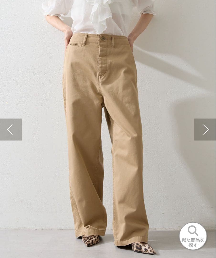 Wim Gazelle チノパンツ　キャメル