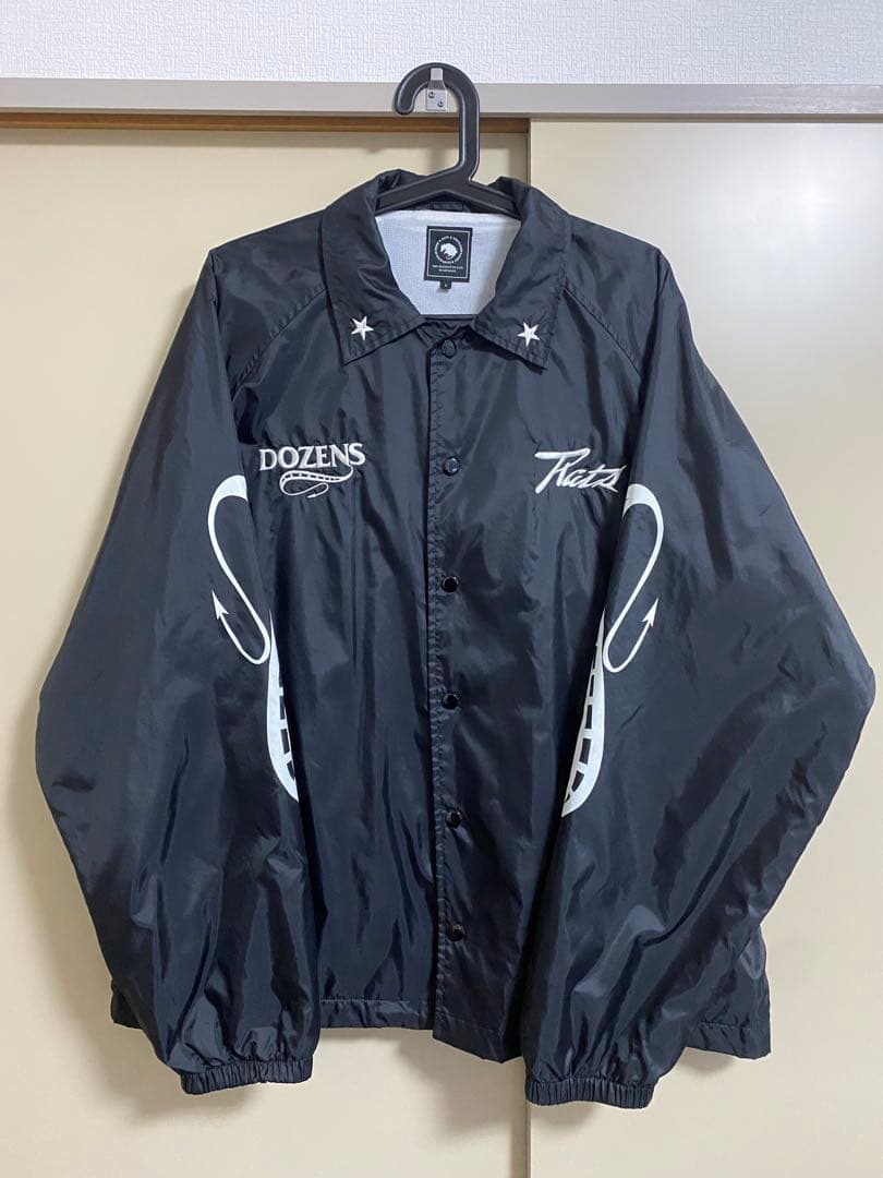 RATS ブラック ナイロンジャケット Lサイズ