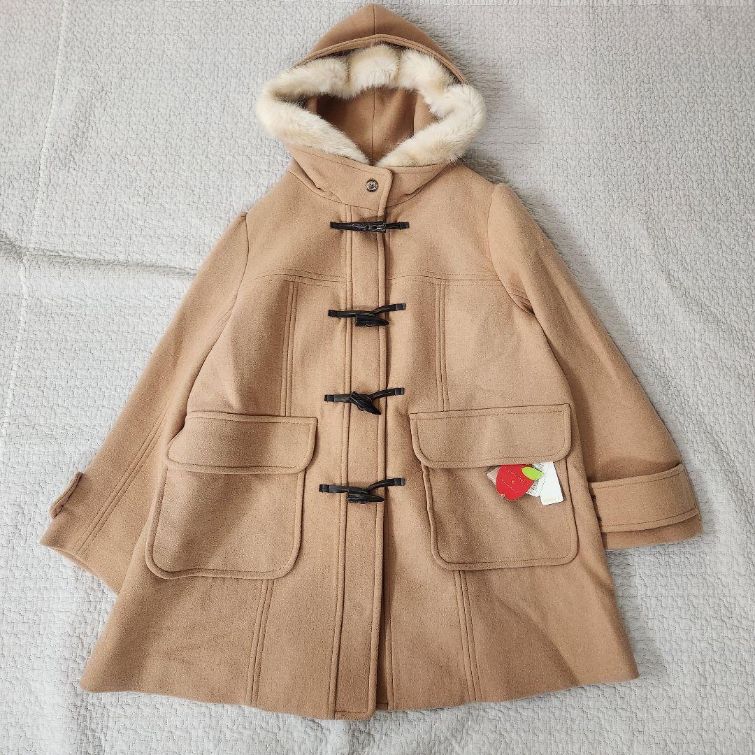 5L★未使用タグ付き★フランシュリッペ　ダッフルコート ロングコート　ファー 2025年最新】franche lippee ダッフルコートの人気アイテム - メルカリ