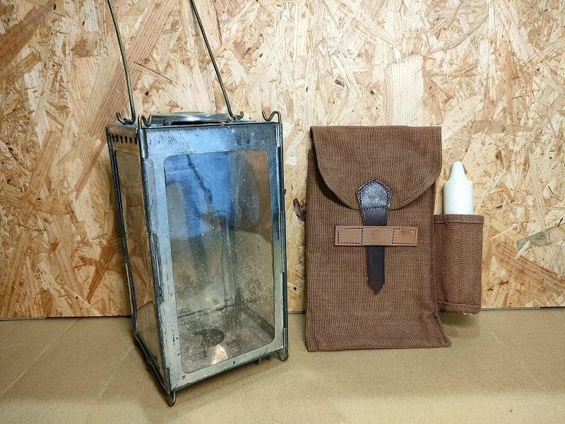 【値下げ中】【初期型】ヴィンテージ品 スイス軍フォールディングキャンドルランタン スイス軍フォールディング・ランタン : ブライトンハウス - 通販