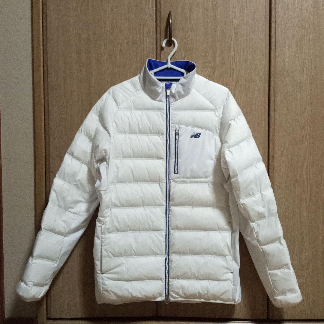 new balance ゴルフジャケット サイズ5 ホワイト　メンズ