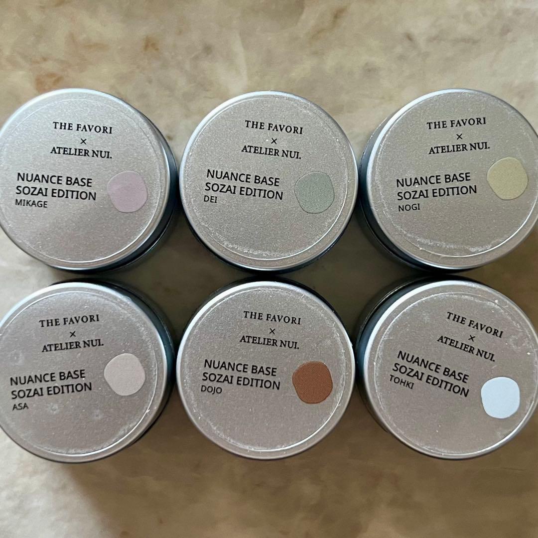 THE FAVORI NUANCE BASE SOZAI EDITION 6色