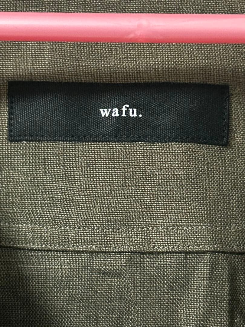 ま*け様 極美品 wafu.ついつい手を入れたくなるポケット付きボタン