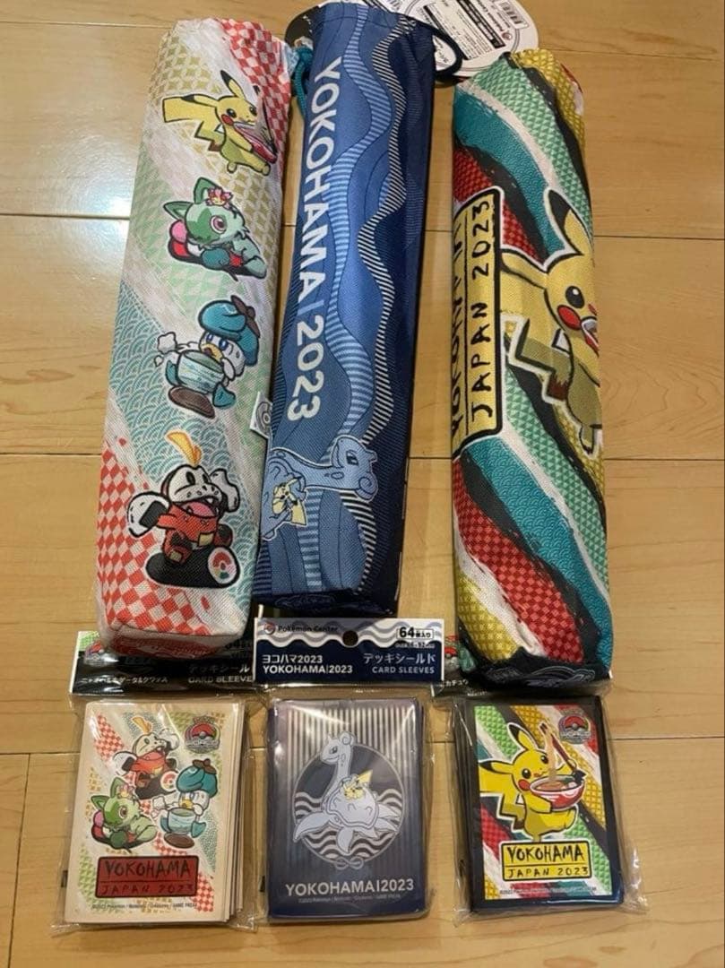 新品　WCS 2023限定 ポケモンラバープレイマット＆デッキシールド 横浜