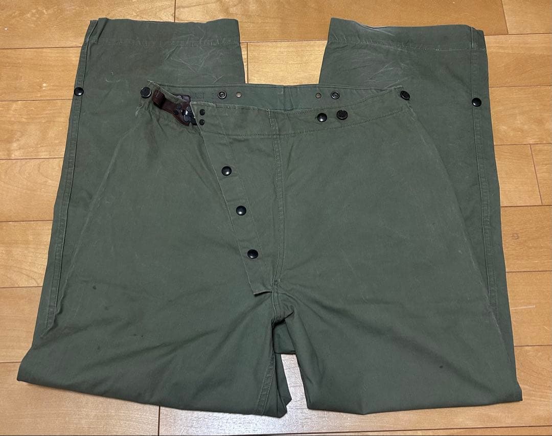 50s US ARMY ファイアーマン トラウザーズ 50s Vintage US Army Fireman's Trousers - 40x30 – Omega Militaria