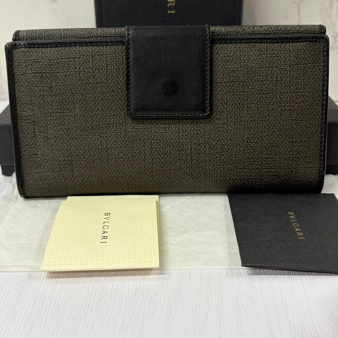 新品同様‼️ ブルガリ BVLGARI 財布 二つ折り 長財布 ウィークエンド