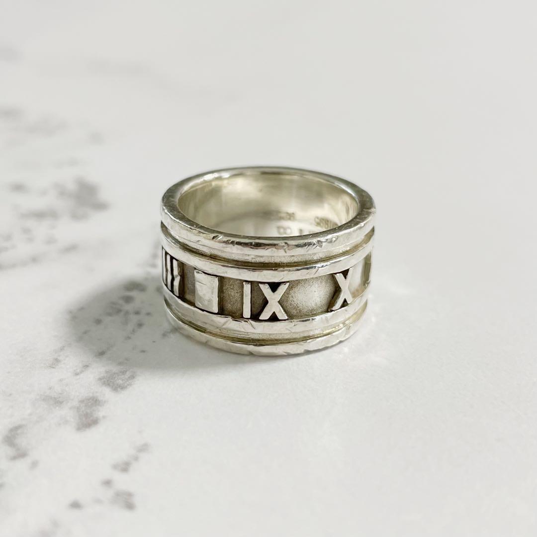 Tiffany & Co ティファニー　アトラス ワイドリング　シルバー