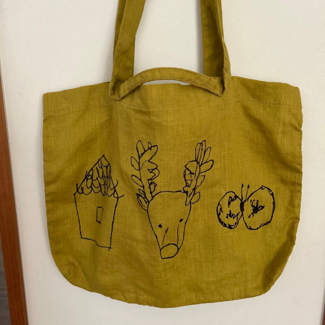 ミナペルホネン☆エコバッグ☆新品未使用 ミナペルホネン snowy day イラストエコバッグ S115856371 - バッグ