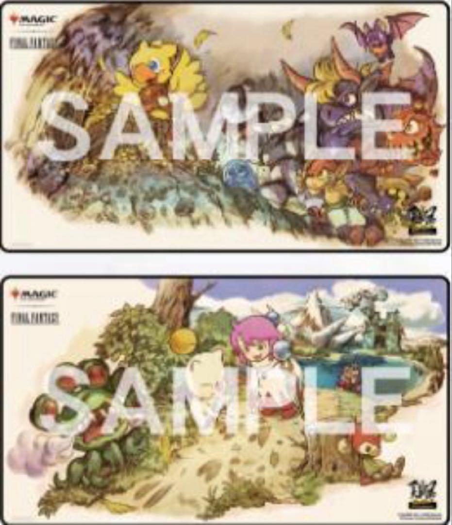 マジック大戦祭　プレイマット2種 MTG FF マジック大戦祭 プレイマット2枚セット チョコボ モーグリ
