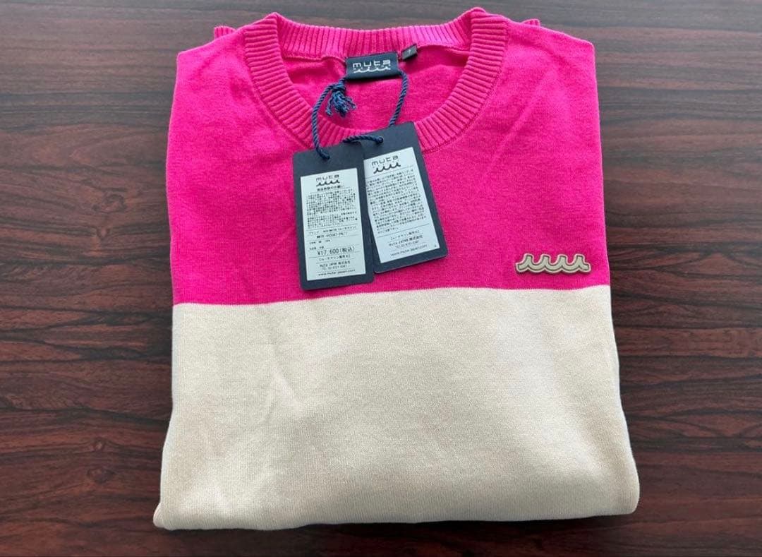【新品未使用】muta ムータ ピンク セーター XL メンズ ゴルフ