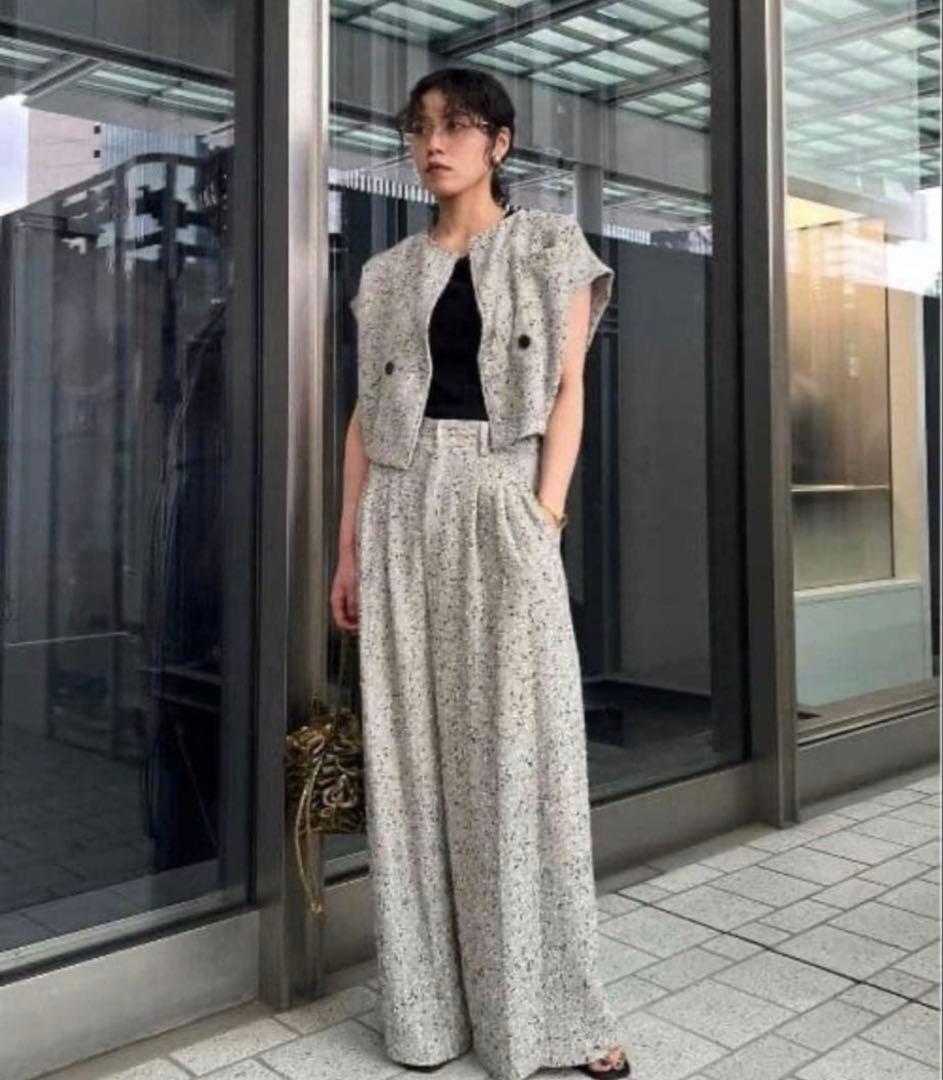 AMERI LADY LIKE TWEED SET UP M - メルカリ