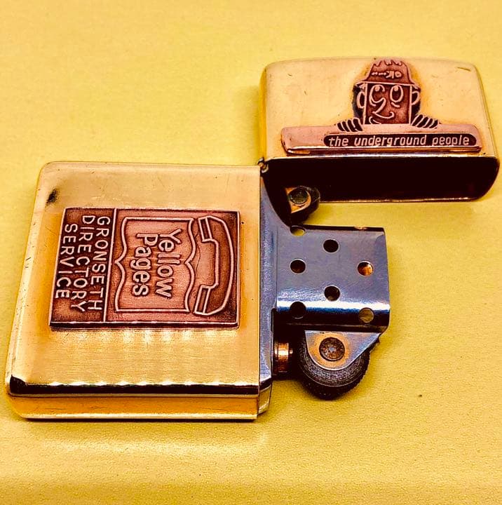 LA購入＊イエローページ＊アングラ＊純銅メタル＊真鍮ソリッドブラス 👠