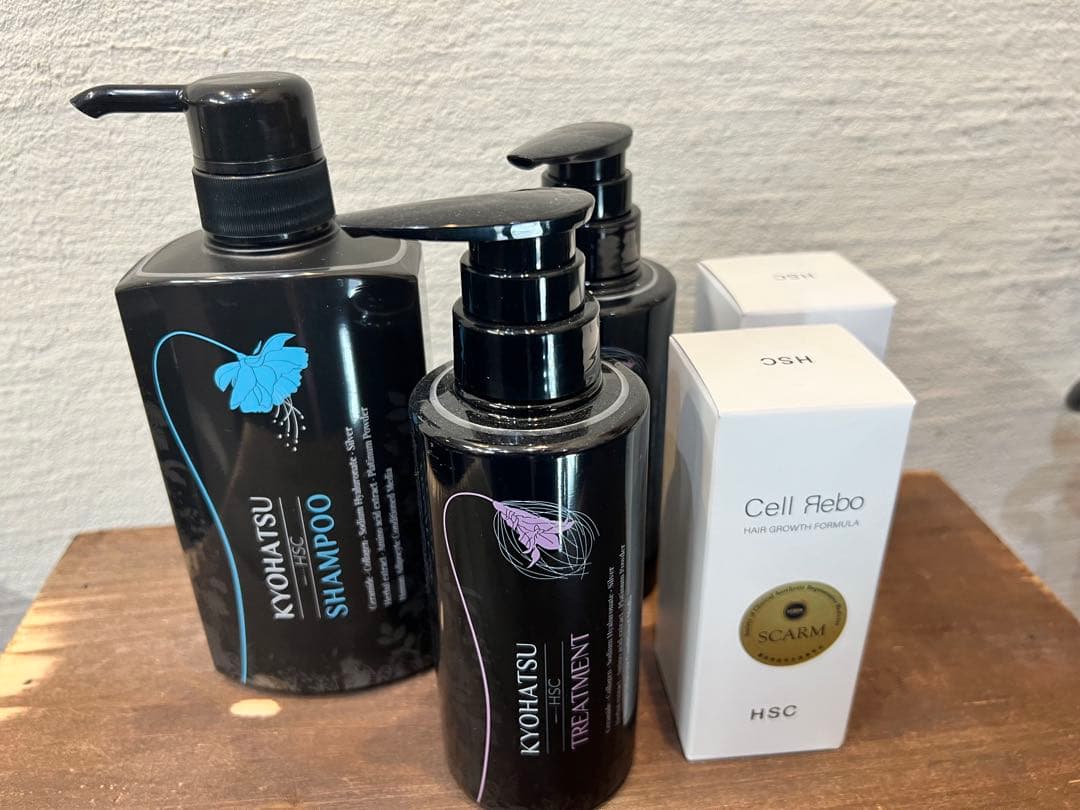 強髪シャンプー & トリートメント&養毛剤セット