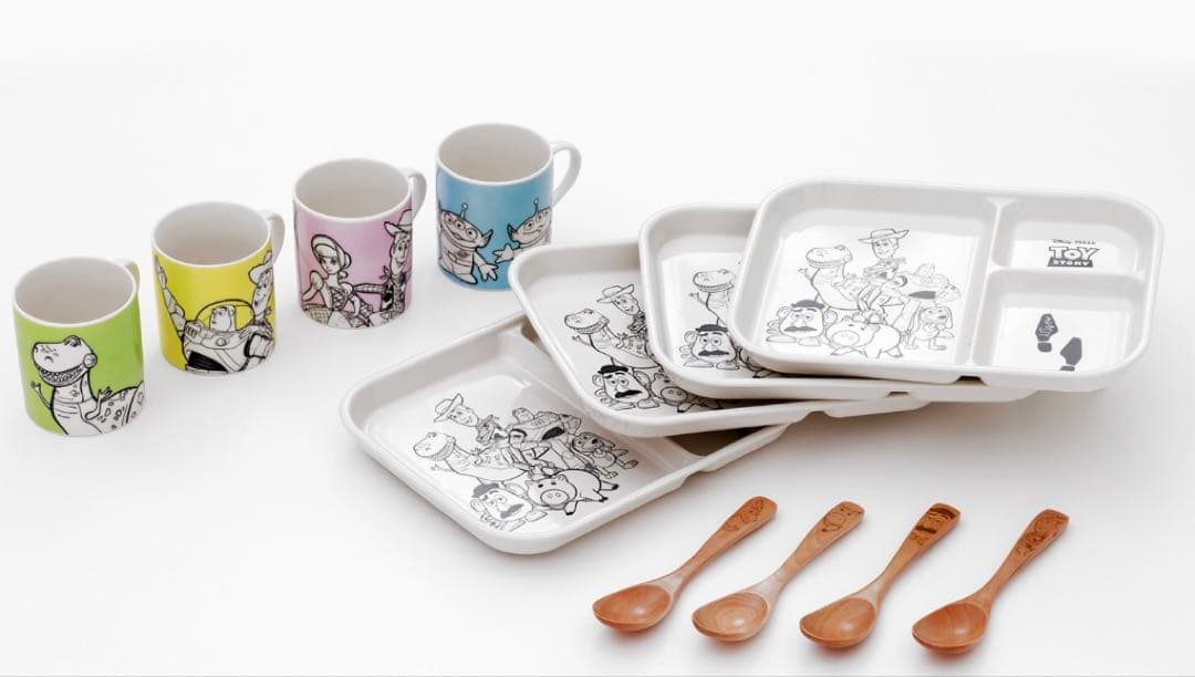 世界30セット限定 トイストーリー TOY’S BOX 95 オリジナル食器 ディズニー＆ピクサー『トイ・ストーリー』デザインのキャンピングカー