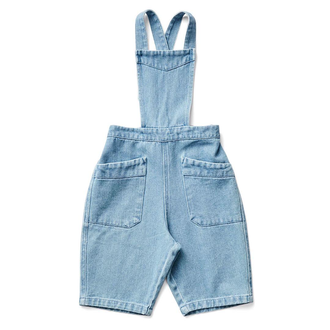 ロンパース・カバーオール soorploom Charlie shortall denim 2y