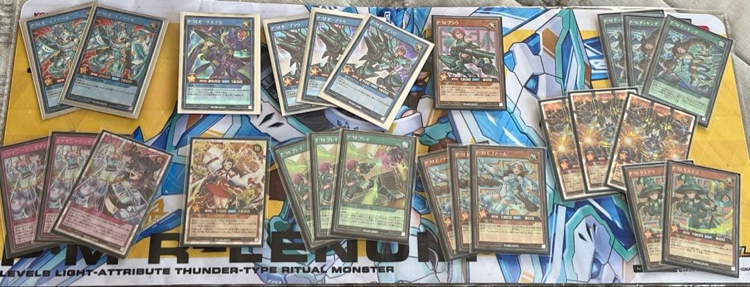 本格構築 ラッシュデュエル P・M デッキ プレイマット、おまけ付