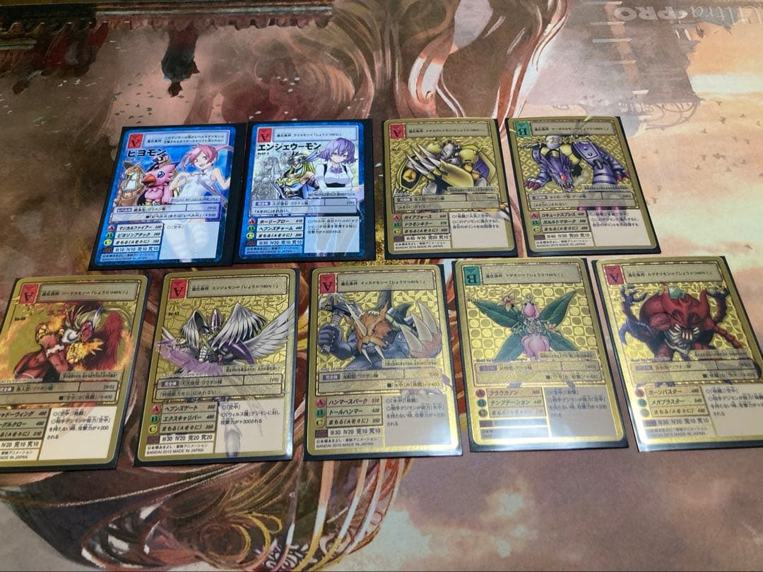 む*ー様 旧デジモンカード　ゴールドエッチング　7枚他エンジェウーモン　ピヨモン