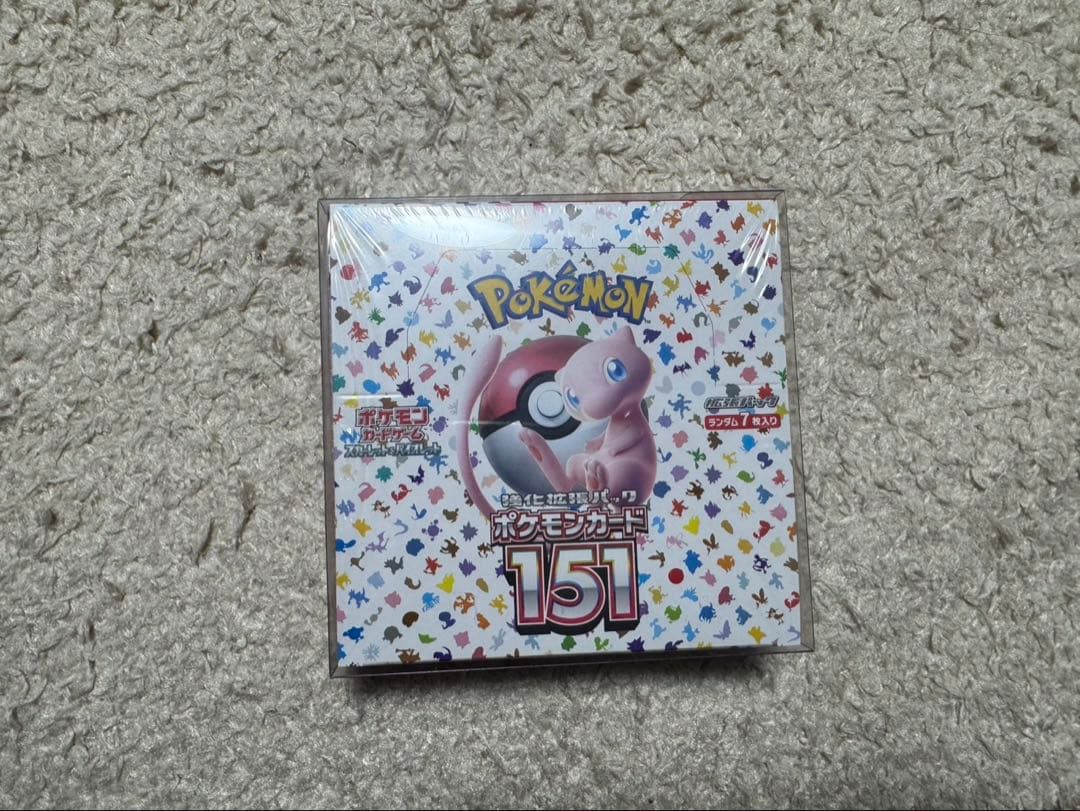 ポケモンカード　151 シュリンク有り　シュリンク付き
