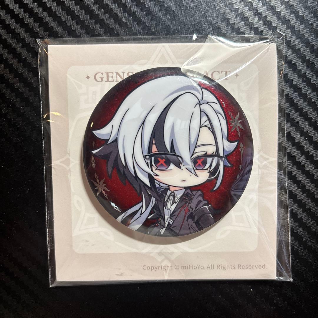 原神 アルレッキーノ 召使 ちびキャラ キャライメージ 缶バッジ 特典