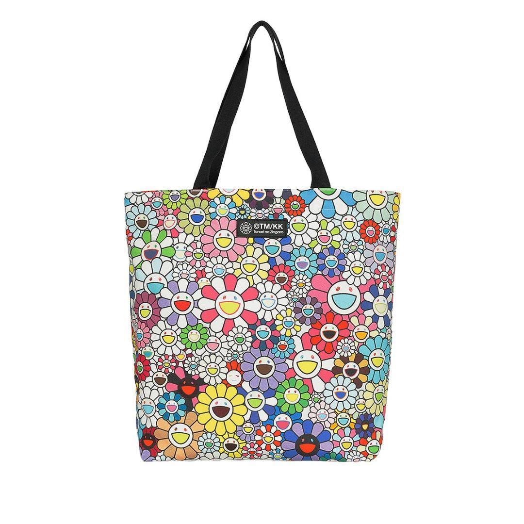 村上隆 マルチカラーフラワー トートバッグ 