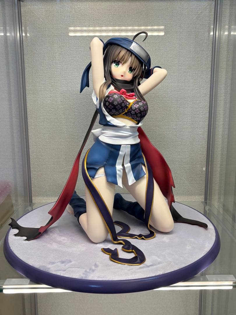 ゆずソフト　常陸真子フィギュア　あみあみ限定版 あみあみ限定特典】【限定販売】千恋*万花 常陸茉子 1/3.5 完成品