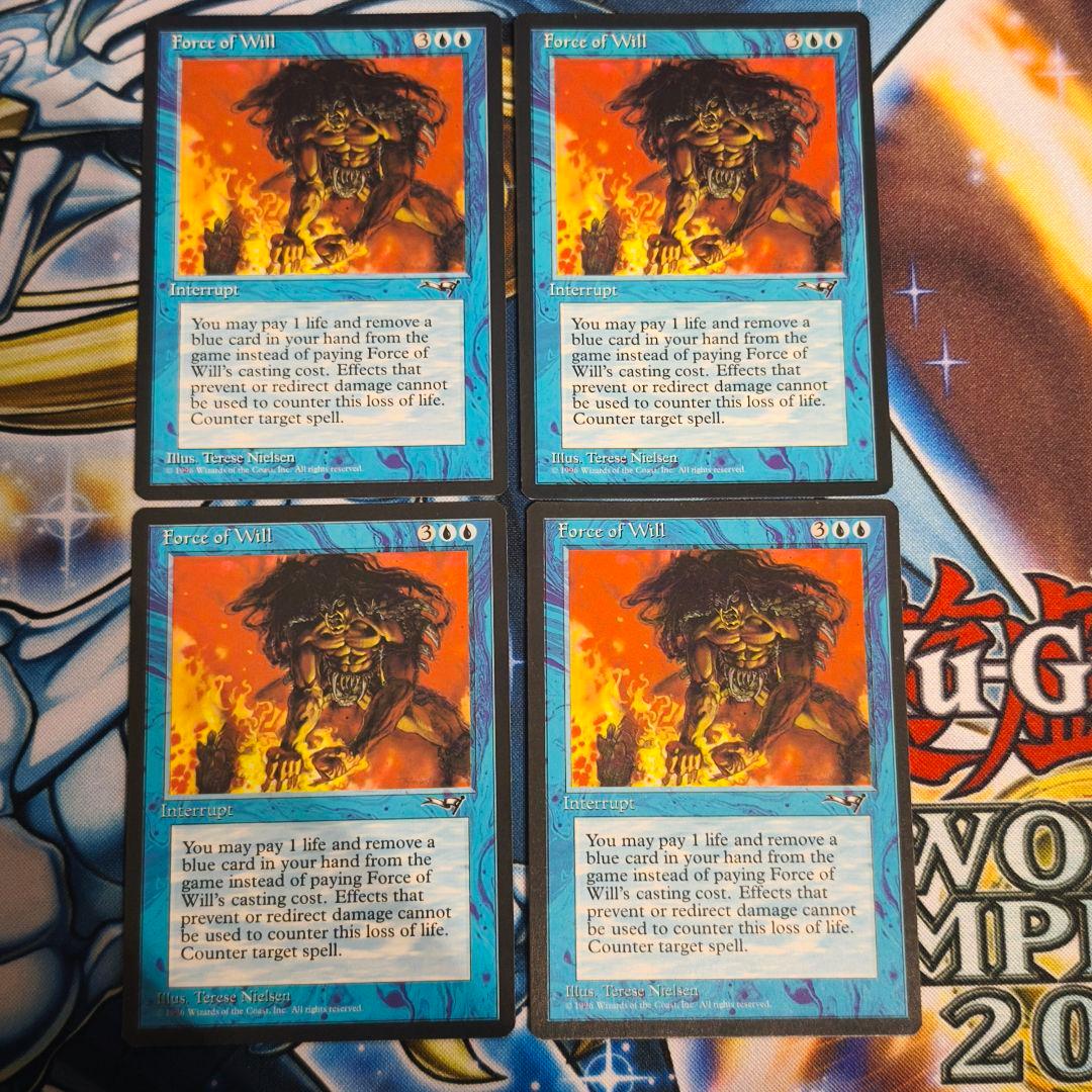 意志の力 英語版 ALL 4枚 FORCE OF WILL