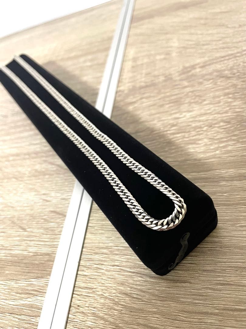 PT850 喜平 ネックレス 6面ダブル 約30g 刻印有