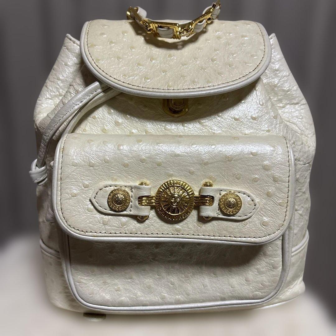 GIANNIVERSACE リュック GIANNI VERSACE ヴェルサーチ リュック バックパック レザー タイガー