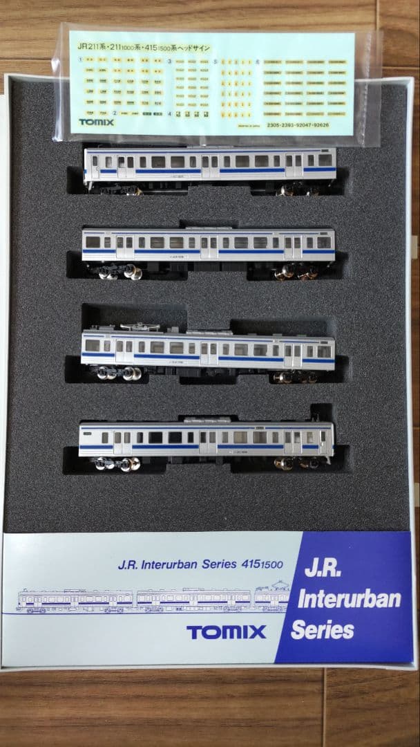 【新品】TOMIX JR 415系1500番台　増結セット