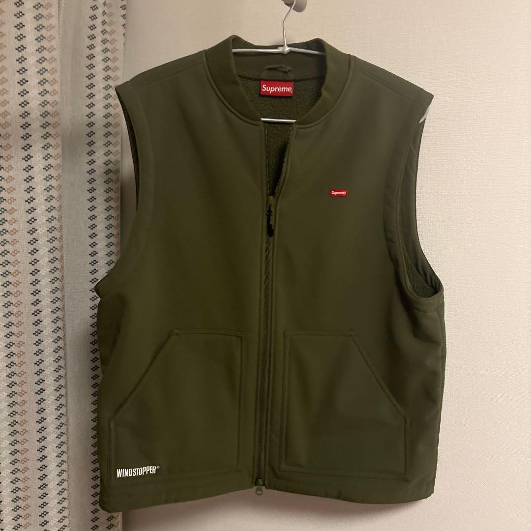 Supreme ウィンドストッパー ベスト オリーブ Supreme ウィンドストッパー ベスト オリーブ 店舗購入品 - メルカリ