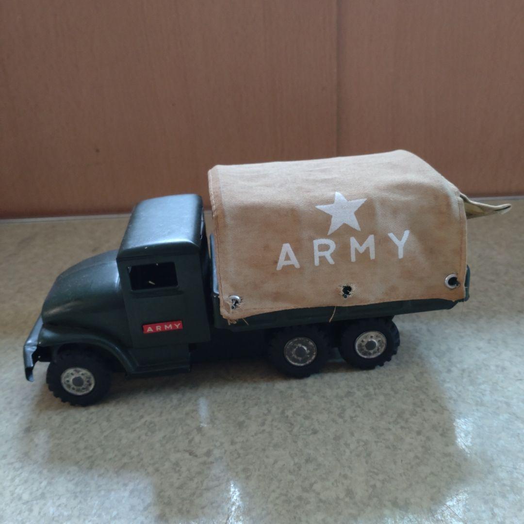 年始セール。ARMYトラック　ブリキ　車