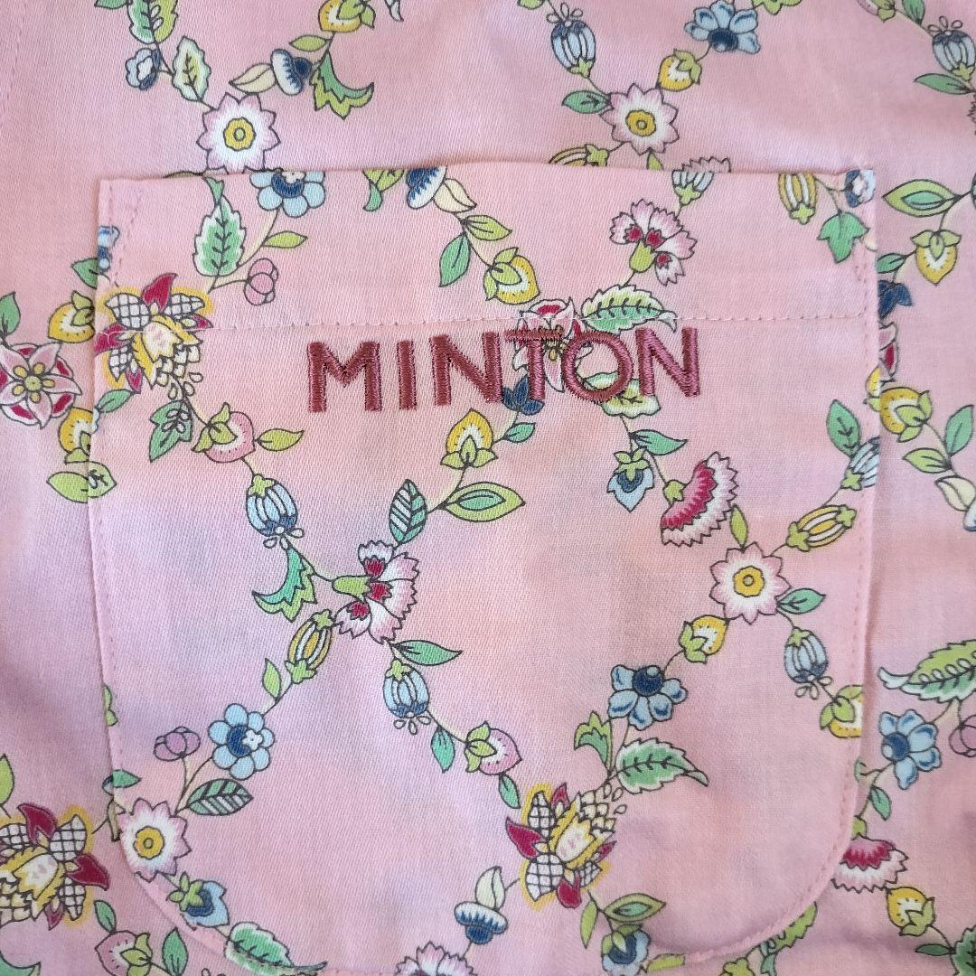 新品✨ワコール MINTON 花柄 パジャマ Mサイズ 長袖 ピンク