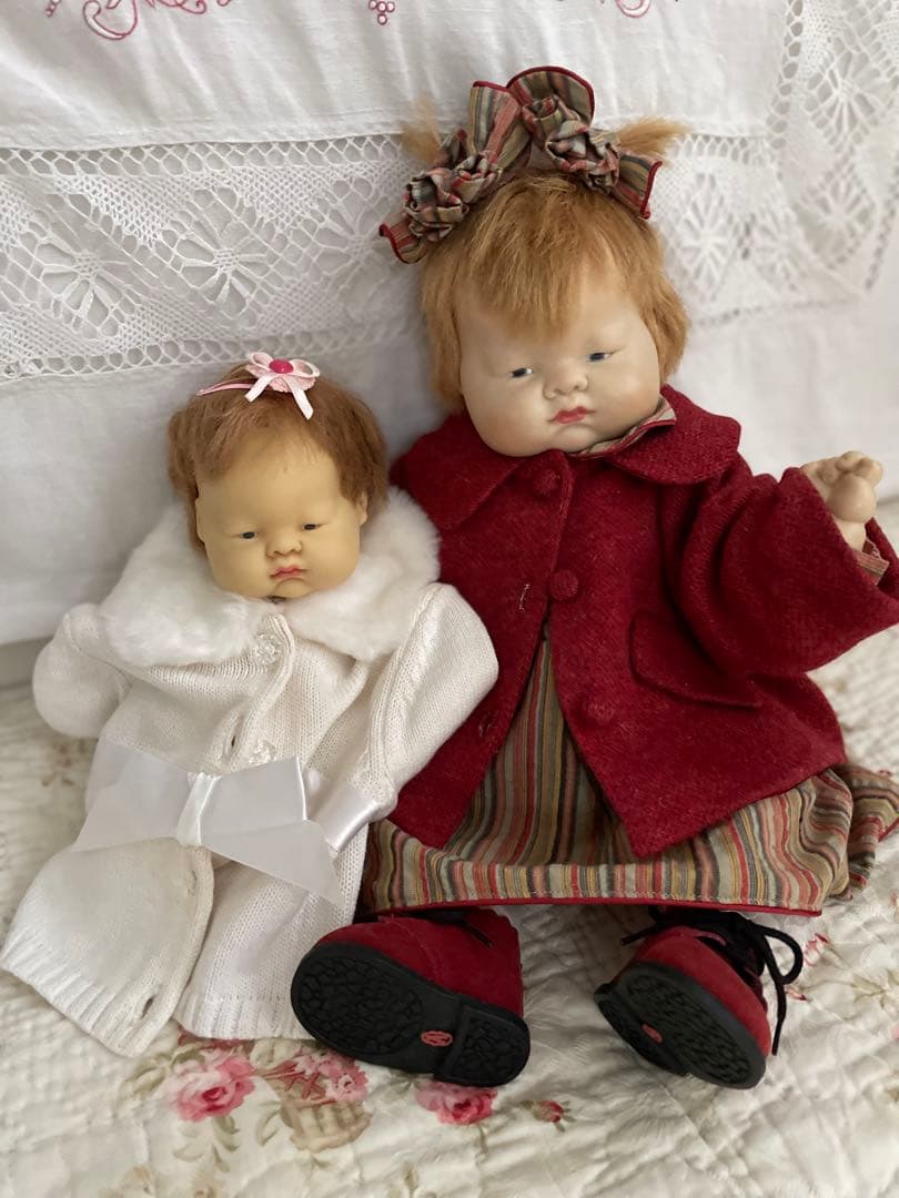 ♡1960年baby dearちゃん2人♡ お着替え付き アンティークドール