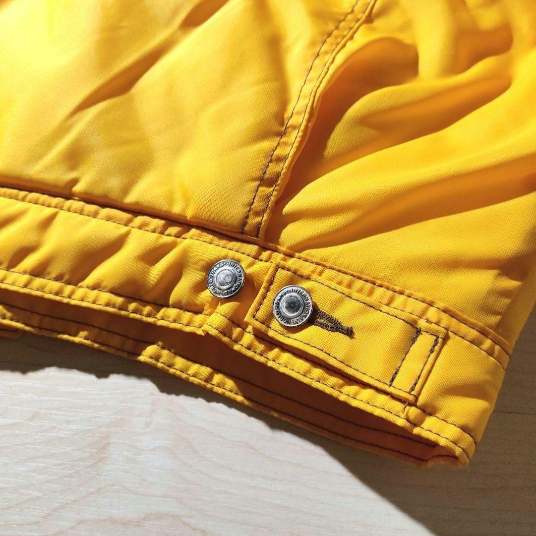 希少レア】00s ナイロン トラッカージャケット キルティング 黄色