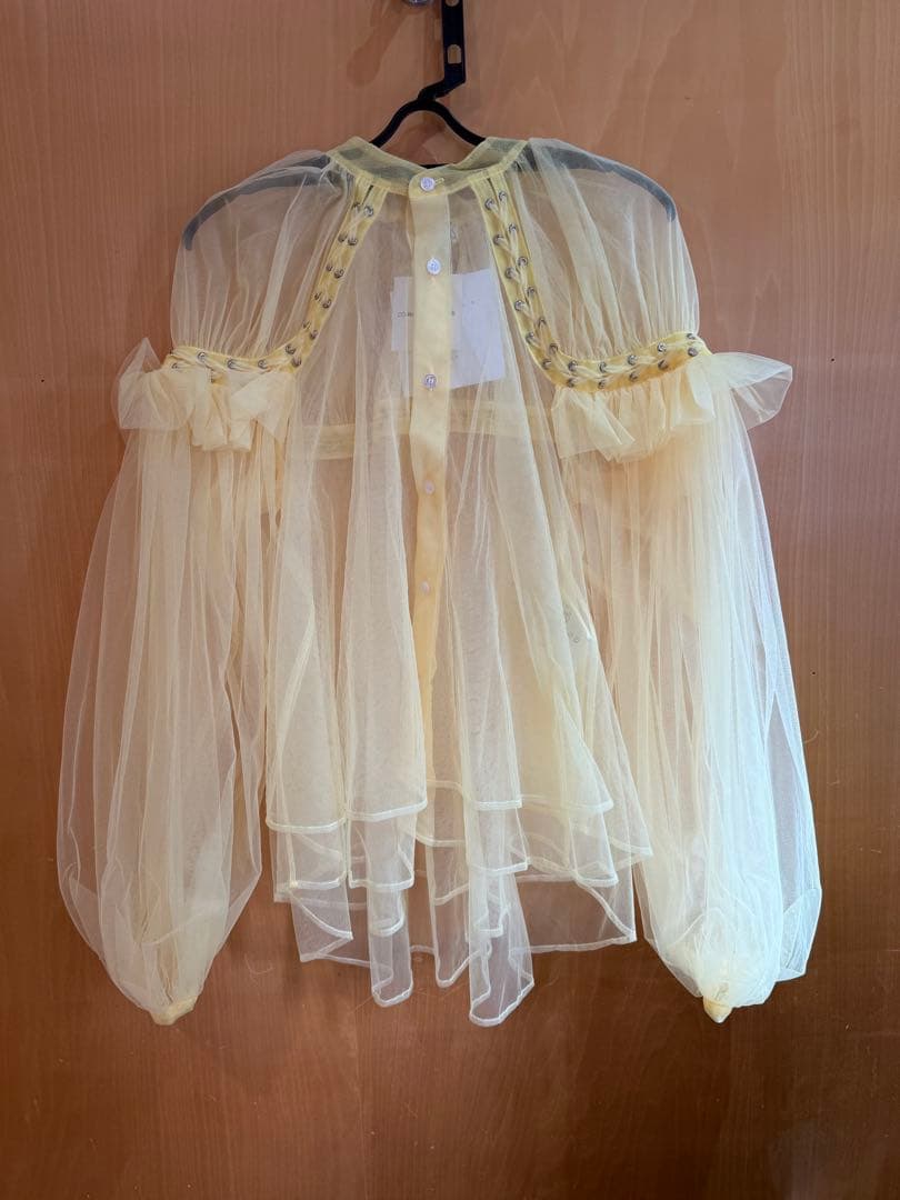 noir keininomiya チュール ブラウス シャツ スカート