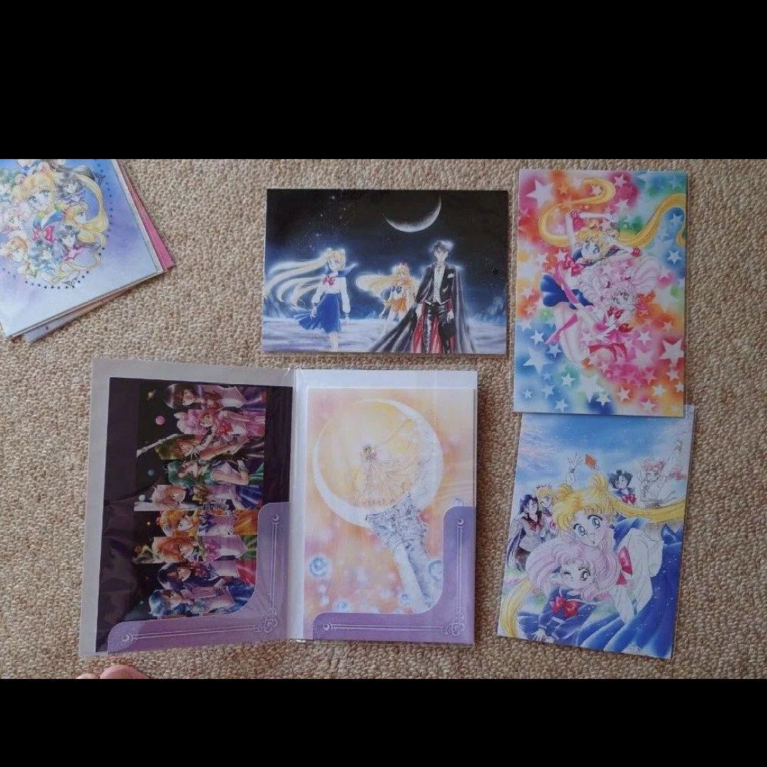 セーラームーン展31点かな？バンダナカードダスポストカードクリア
