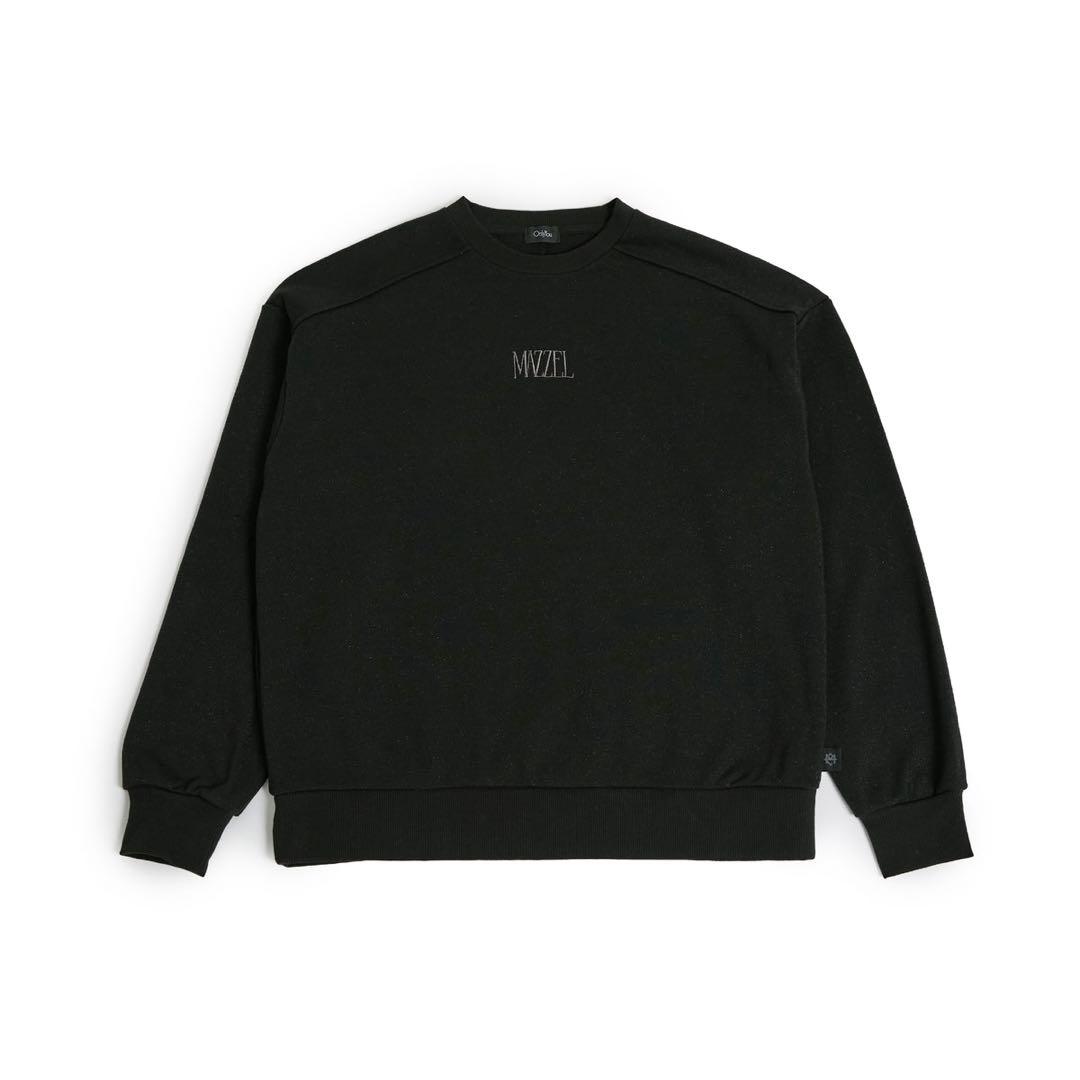 MAZZEL Only You ラメスウェット(Over) ブラック - メルカリ