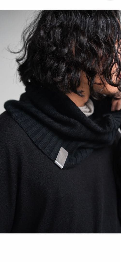 PRY Cashmere Double Wrap Snood スヌードシュウト Cashmere Double Wrap Snood【black】 – PRY