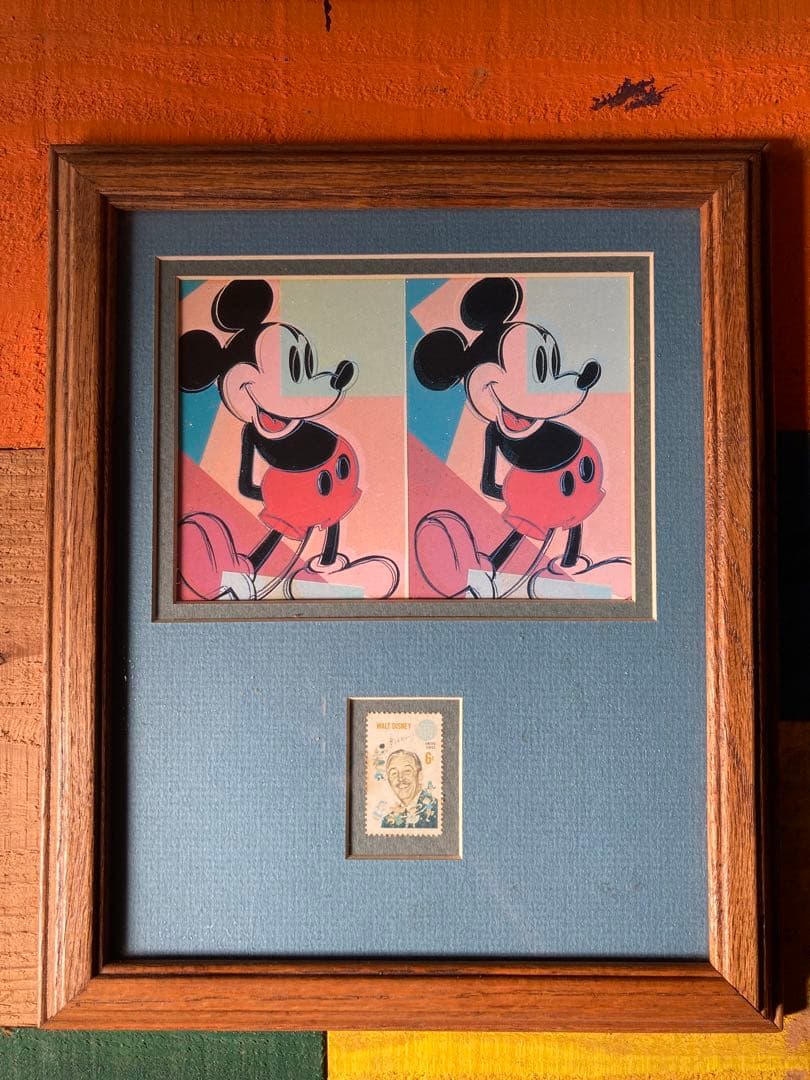ミッキーマウス版画