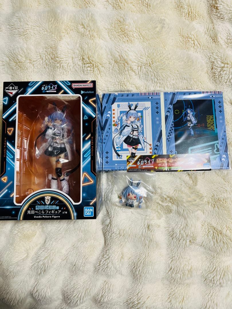 新品未開封⭐︎一番くじ兎田 ぺこらフィギュア、ちょこのっこ、ポスト