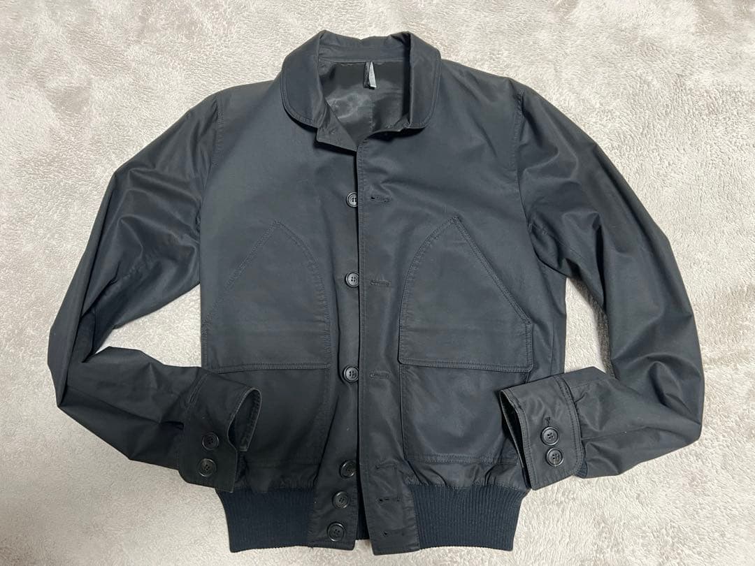 Dior Homme 2008年 背面プリーツ ボンバージャケット 46サイズ