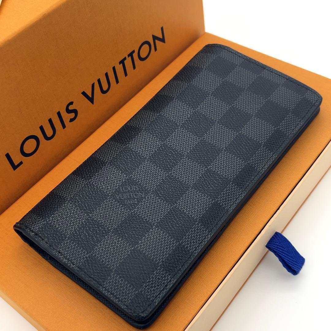 ルイヴィトン グラフィット 長財布 ポルトフォイユブラザ ブラック 正規紙袋無料】ルイヴィトン 長財布 メンズ 新品 財布 ポルトフォイユ