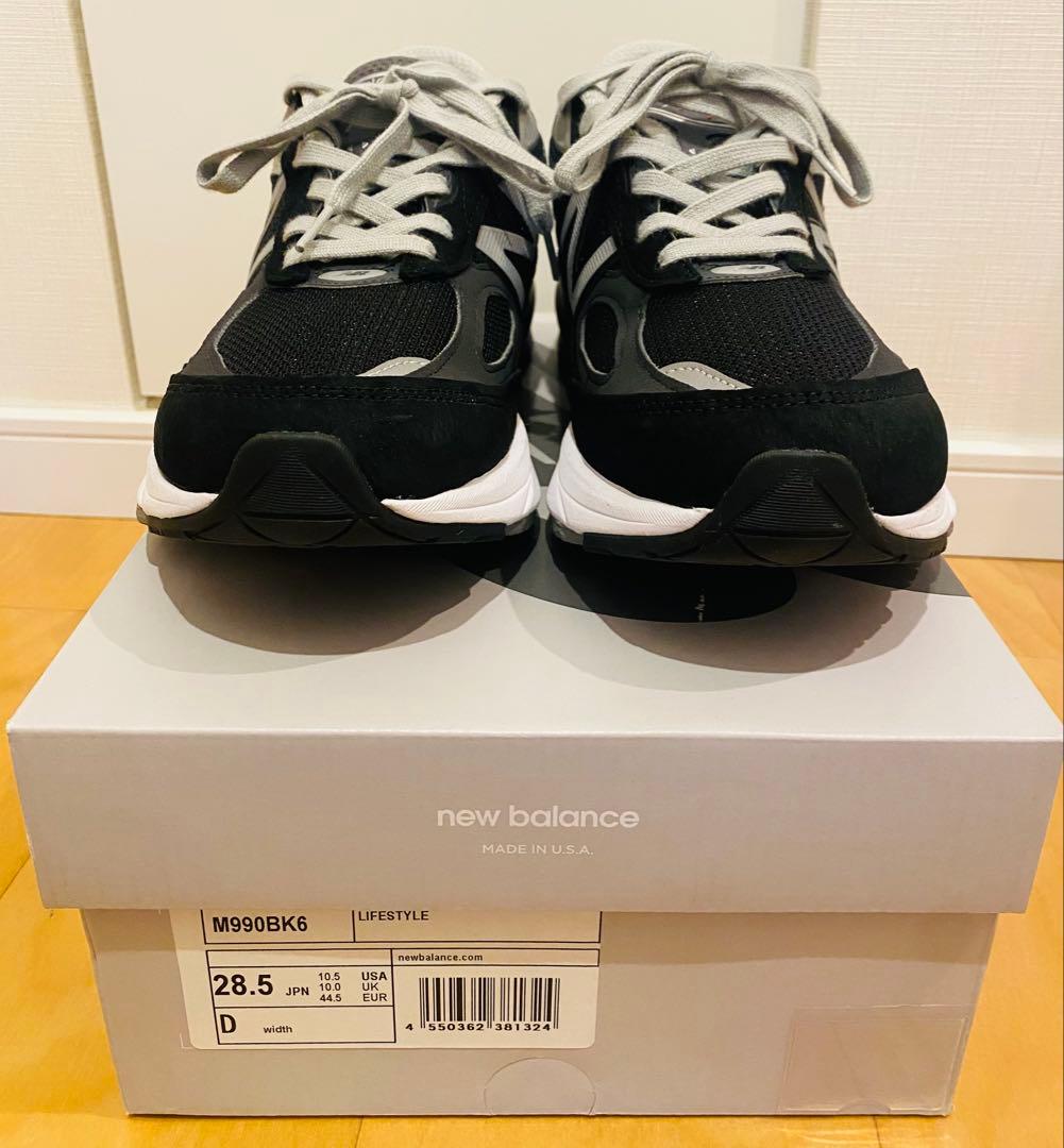 New Balance 990V6 BK6 Black ブラック 28.5cm