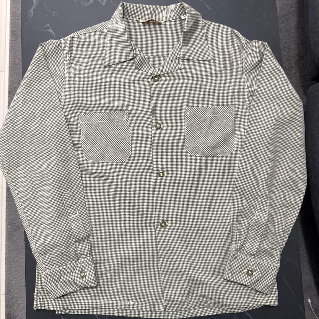 atlastco butcherproducts ギンガムシャツ 14 1/2