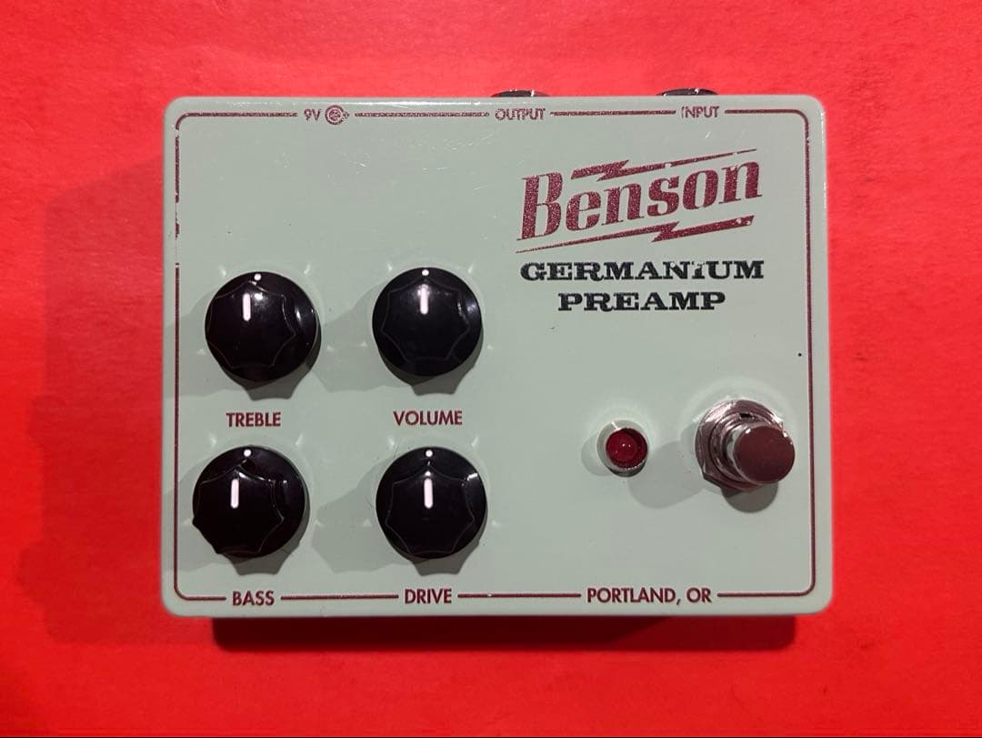 Benson Germanium Preamp ギター歪みペダル