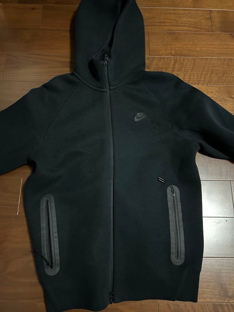 Nike テックフリース　フード付きジャケット M ブラック